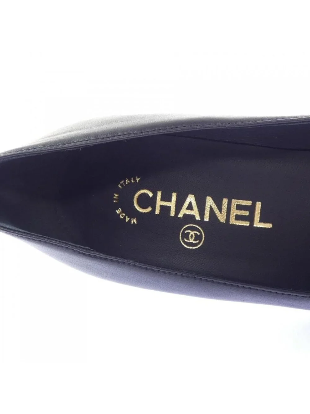 Chanel Pump Heel Black